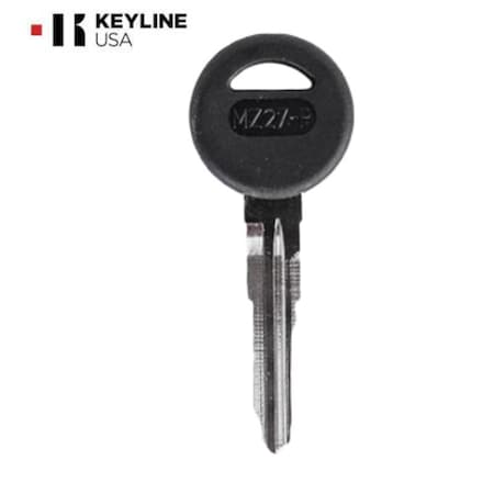 Keyline Keyline:MZ27-P / X222 Mazda Metal Key - Plastic Head KLN-BMZ27-P